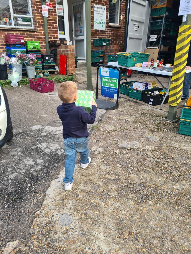 donating to food bank in Merton