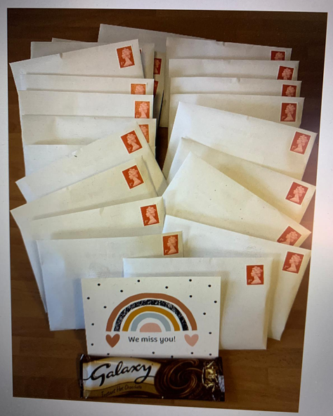Thank you letters to NHS